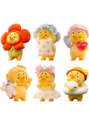RONGCREATOR Upset Duck Mystery - Act Cute Duck 18 cm - 6 da collezionare (+1 segreto) - Vari stili - Peluche con PVC. Idea regalo originale, prodotto ufficiale. Figure da collezione. +12 Anni.