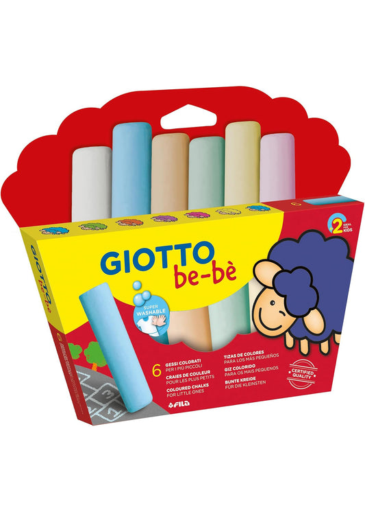 Set giotto bebe supergessetti da 6pz