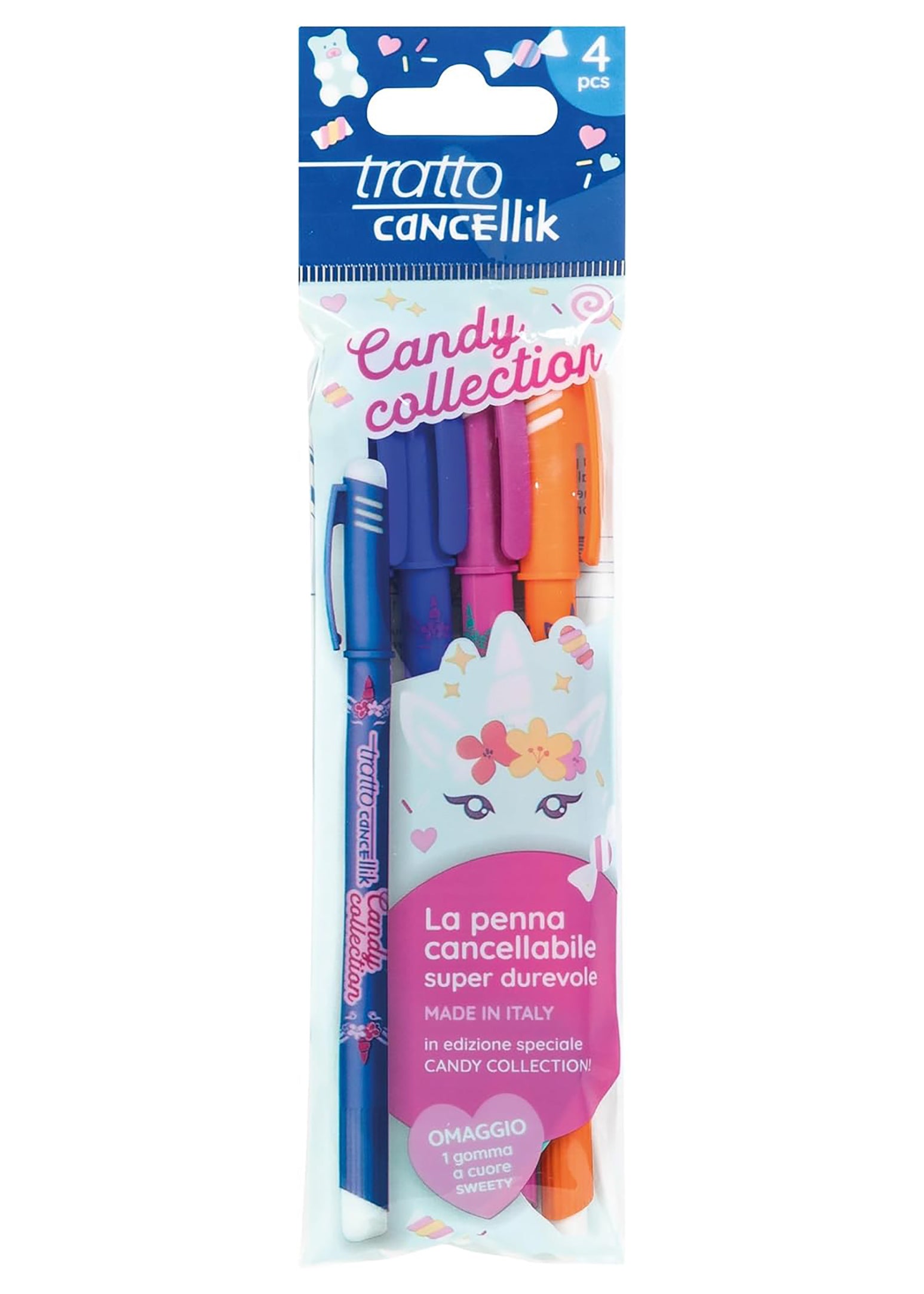 Tratto cancellik candy cobusta appendibile 4 pz +