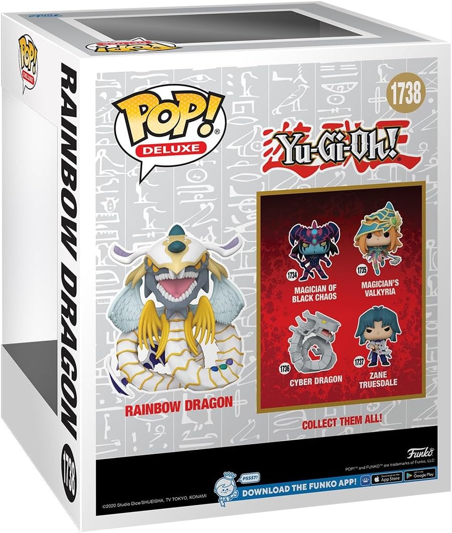 Funko POP! Deluxe: YGO - Rainbow Dragon - Yu-Gi-Oh! - Figura in Vinile da Collezione - Idea Regalo - Merchandising Ufficiale - Giocattoli per Bambini e Adulti - Anime Fans