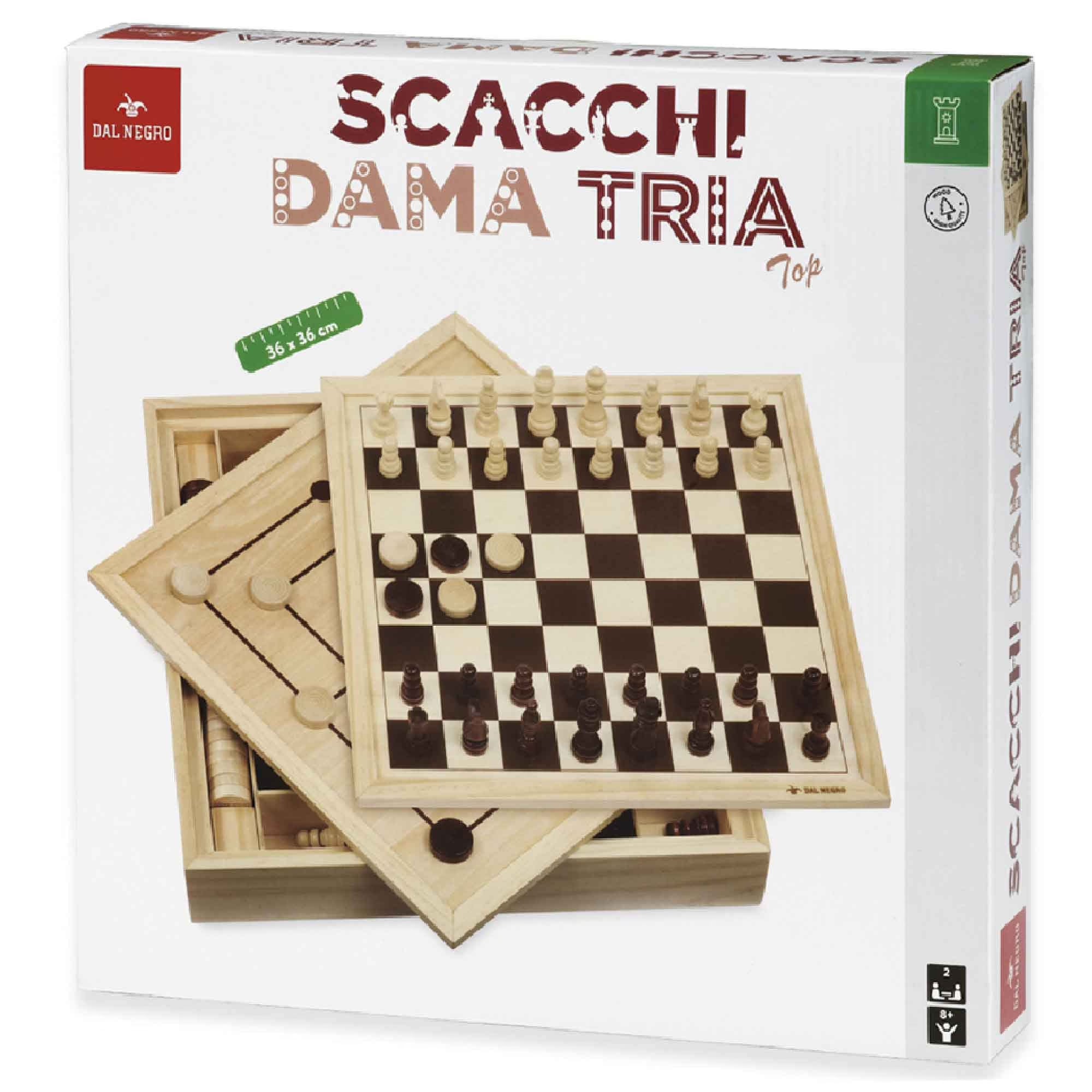 Scacchi dama tria top CM.36