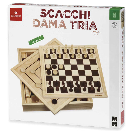 Scacchi dama tria top CM.36