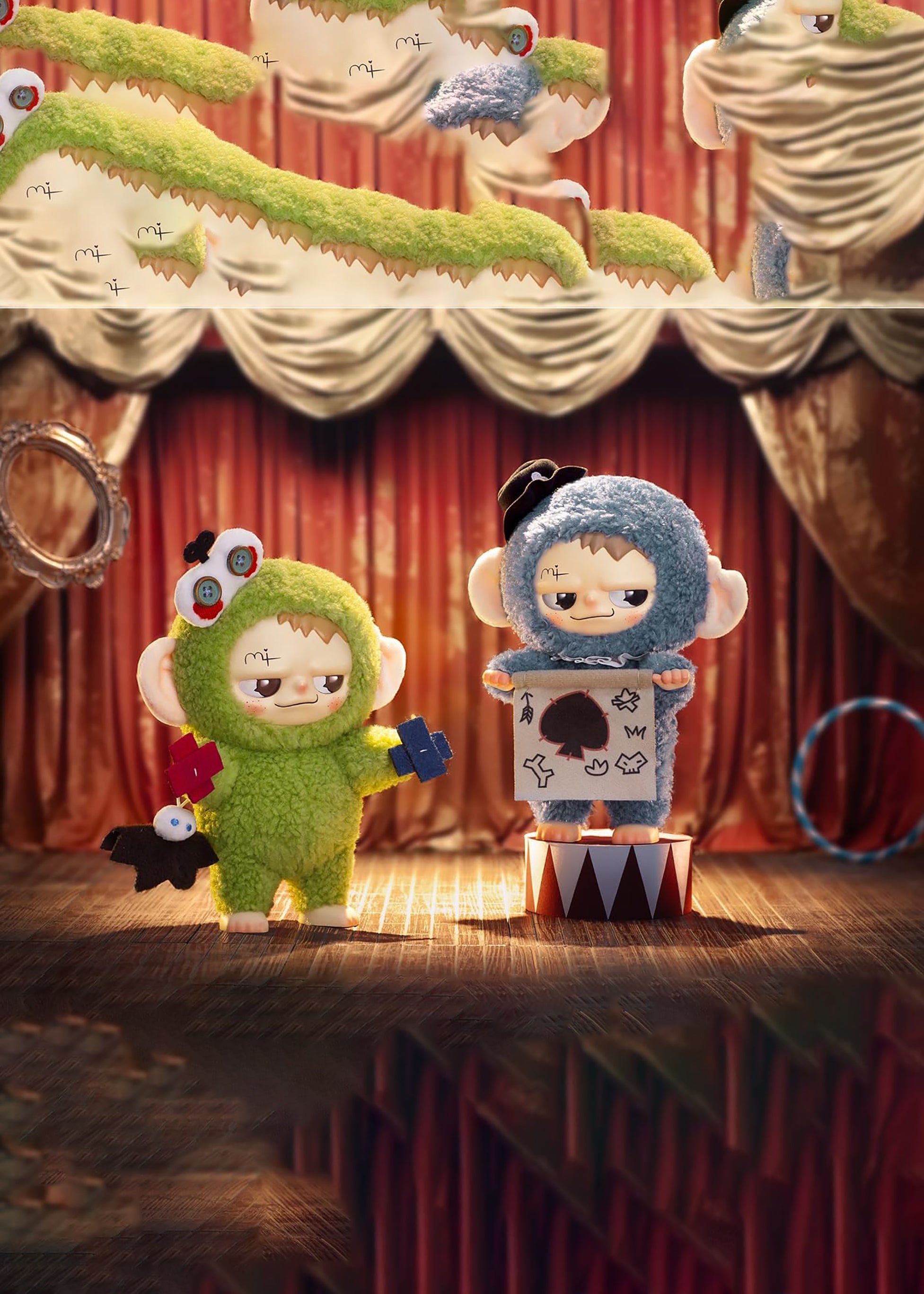 RONGCREATOR PiteNaught Mystery - Diavolo cattivo da 16 cm 6 da collezionare (+1 segreto) - Vari stili, motivo: peluche con PVC, idea regalo originale - Prodotto ufficiale. + 12 anni.