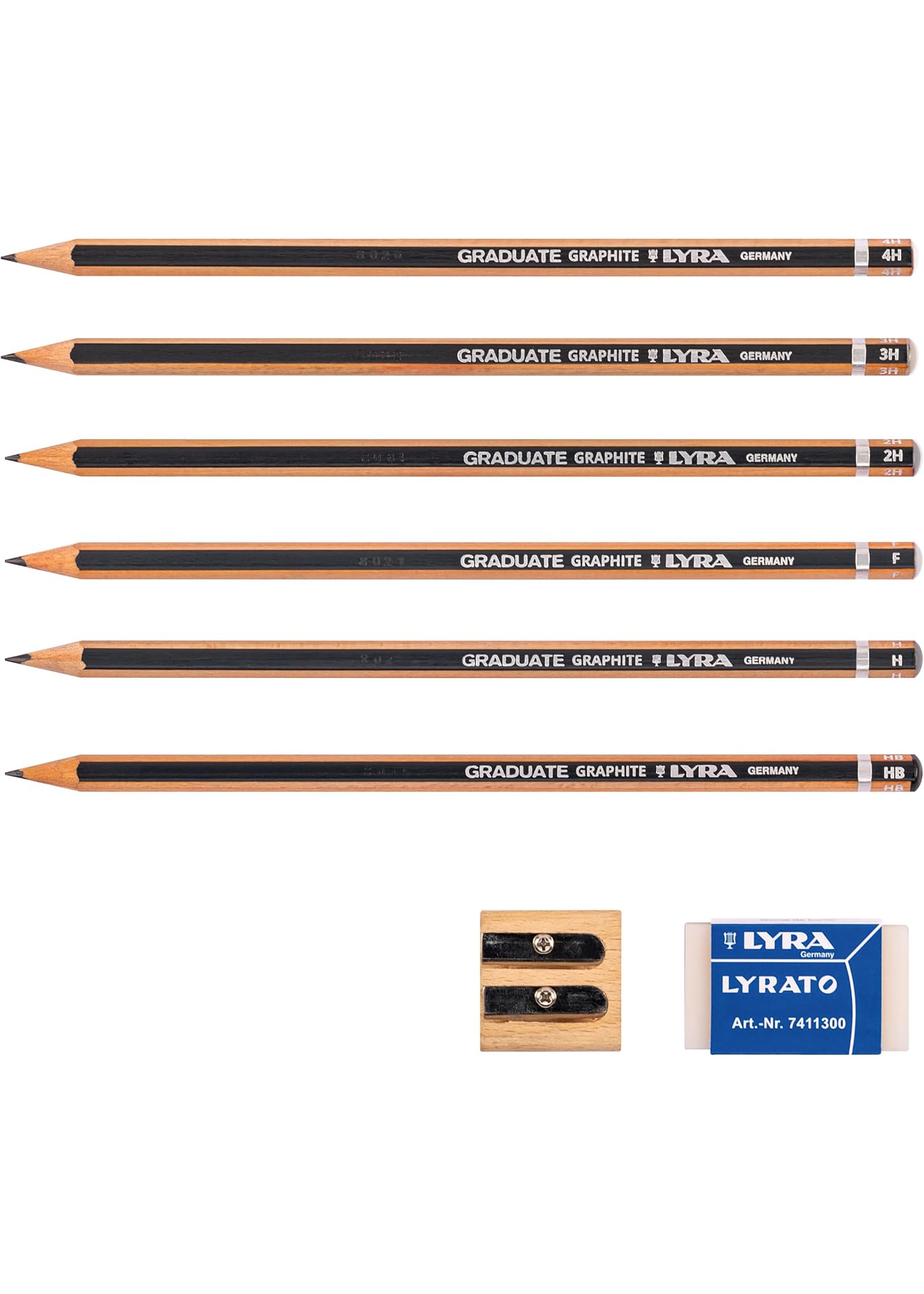 Lyra Graduate graphite manga SET 8 pz