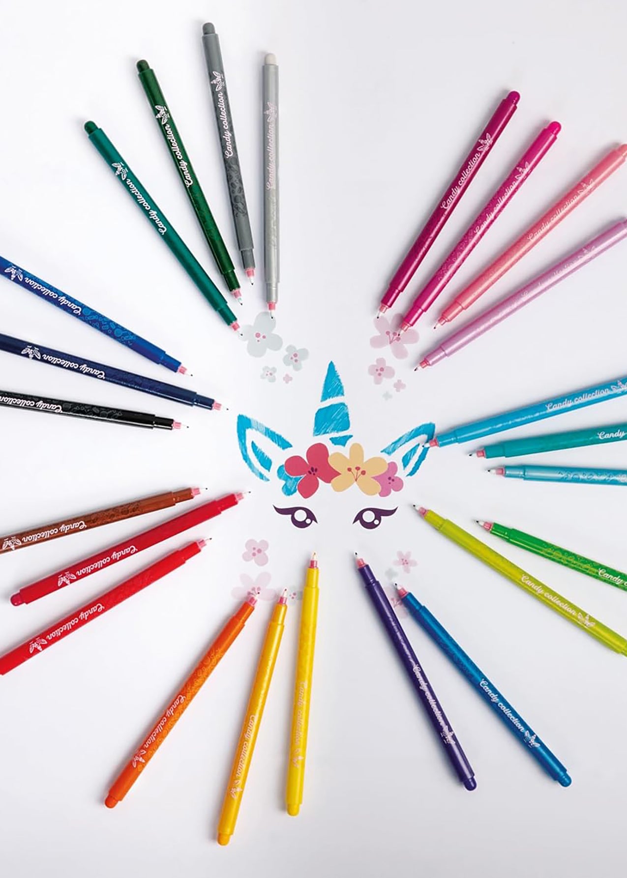 Tratto pen candy collecti 6 pz astuccio appendibile