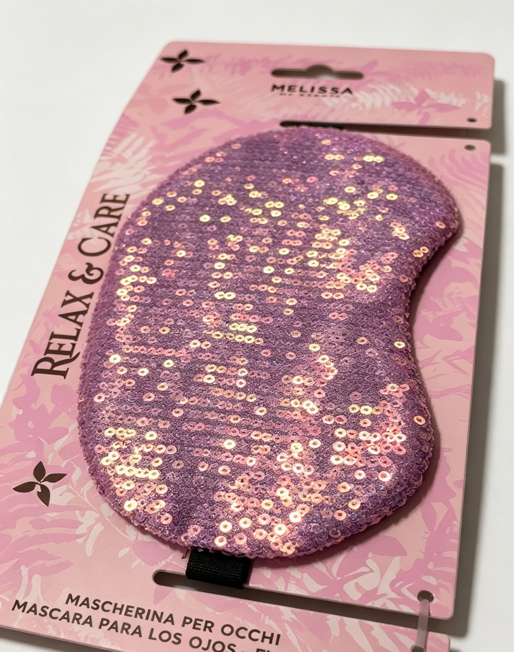 Maschera Sonno Decorata con Strass