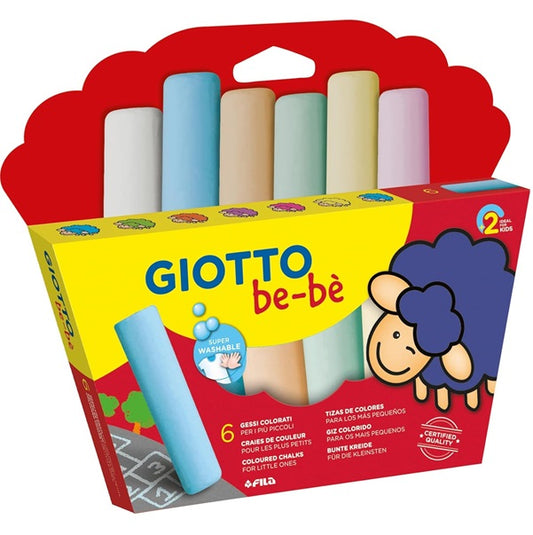 Set giotto bebe supergessetti da 6pz