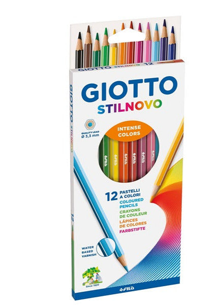 Pastello giotto stilnovo maxi sc. 12 colori 2259
