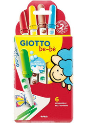 Pennarello giotto bebe da 6 pz