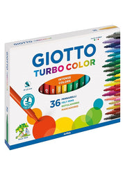 Pennarello turbo color scatola 36 colori
