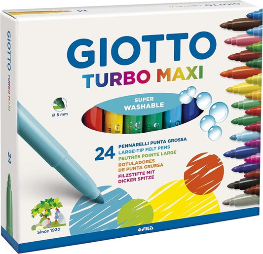 Pastello turbo maxi scattola 24 colori