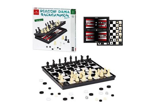 Scacchi dama backgammon magnetic