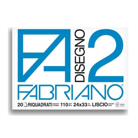 Blocco fabriano 1516 - f2 24X33 fg.20 squadrato