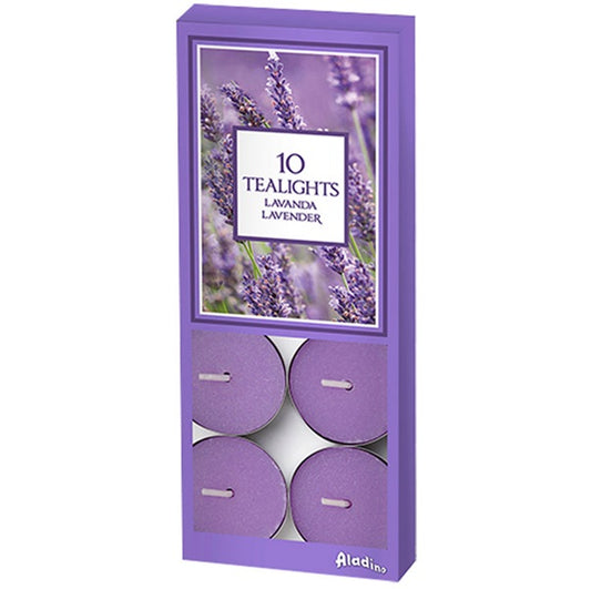 Aladino lumelle tealight 4h fragranza pz. 10 - lavanda