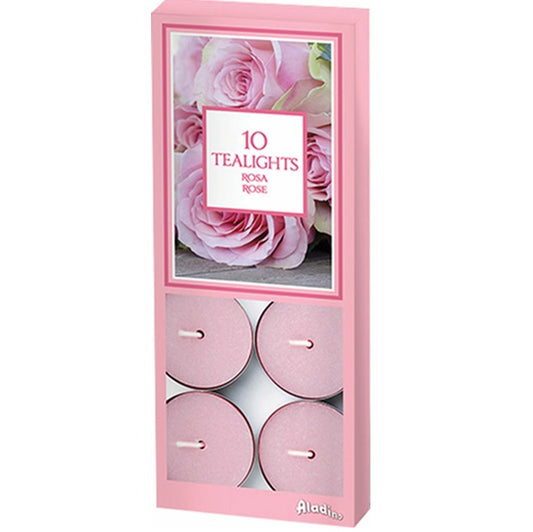 Aladino lumelle tealight 4h fragranza pz. 10 - rosa