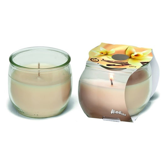 Candela profuma ambiente 30h 120gr. vasetto in vetro fragranza - vaniglia