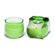Candela profuma ambiente 30h 120gr. vasetto in vetro fragranza - muschio bianco
