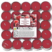 Candele profumate tealights 25 pezzi - ciliegia