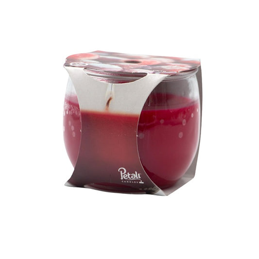 Candela profuma ambiente 30h 120gr. vasetto in vetro fragranza - ciliegia