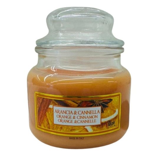 Petali candela profumata 25h zuccheriera piccola - arancia e cannella