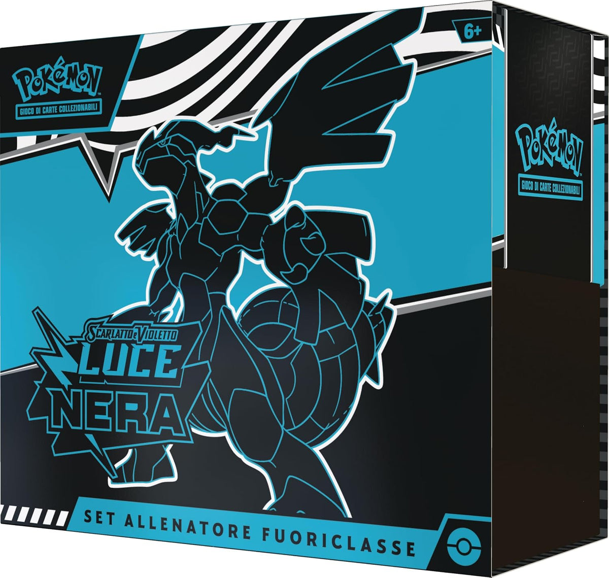 Pokémon Set Allenatore Fuoriclasse Elite Trainer Box Luce Nera Italiano New