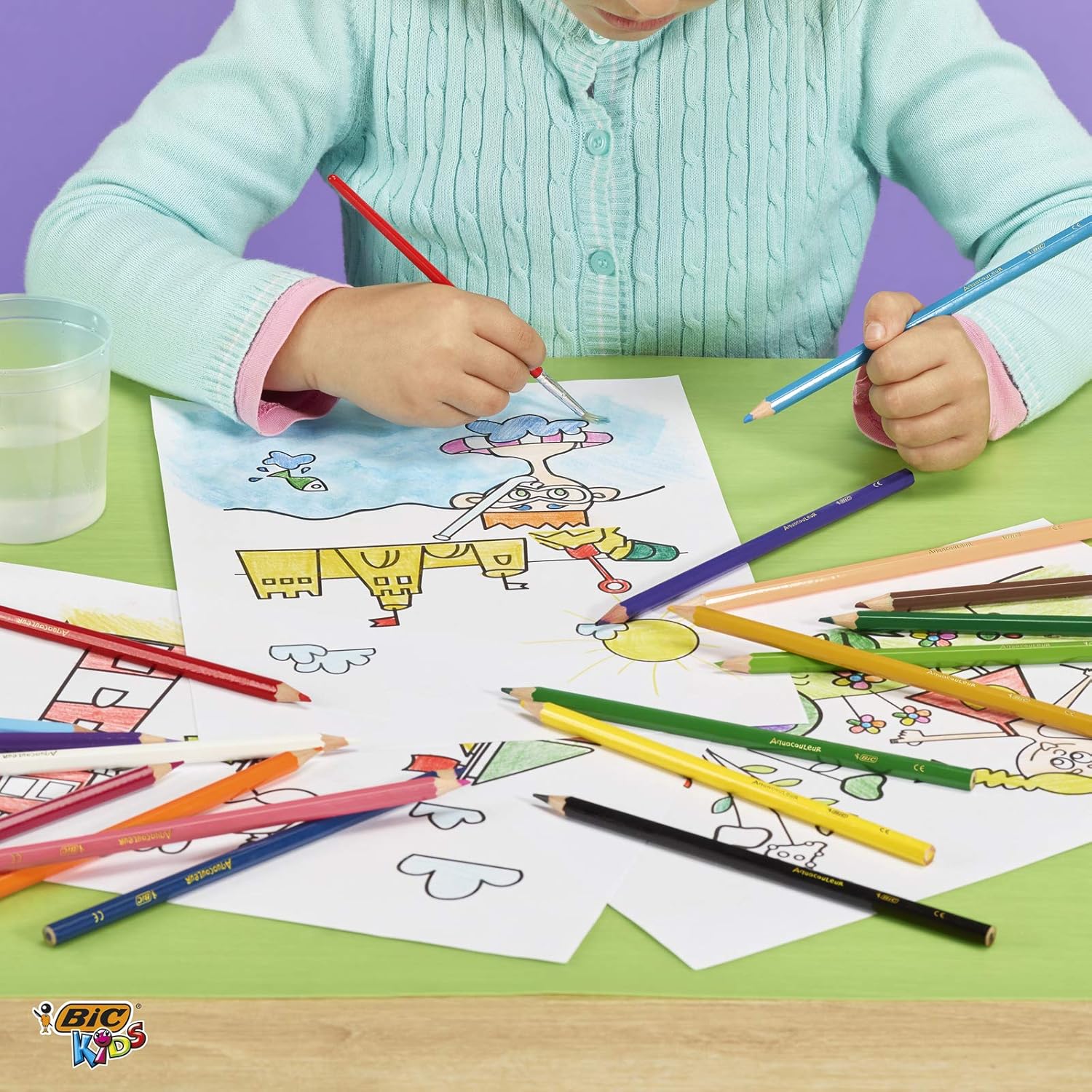 Bic matite acquerellabili confezione da 24 pezzi
