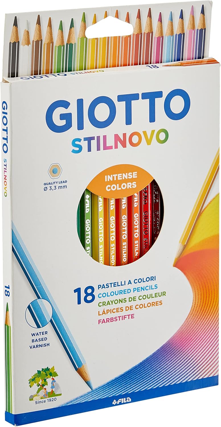 Pastello giotto stilnovo 18 colori