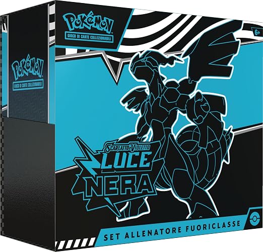 Pokémon Set Allenatore Fuoriclasse Elite Trainer Box Luce Nera Italiano New