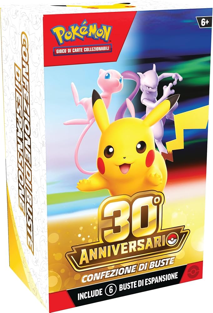 Pokemon 30° Anniversario – Bundle 6 Buste ITA
