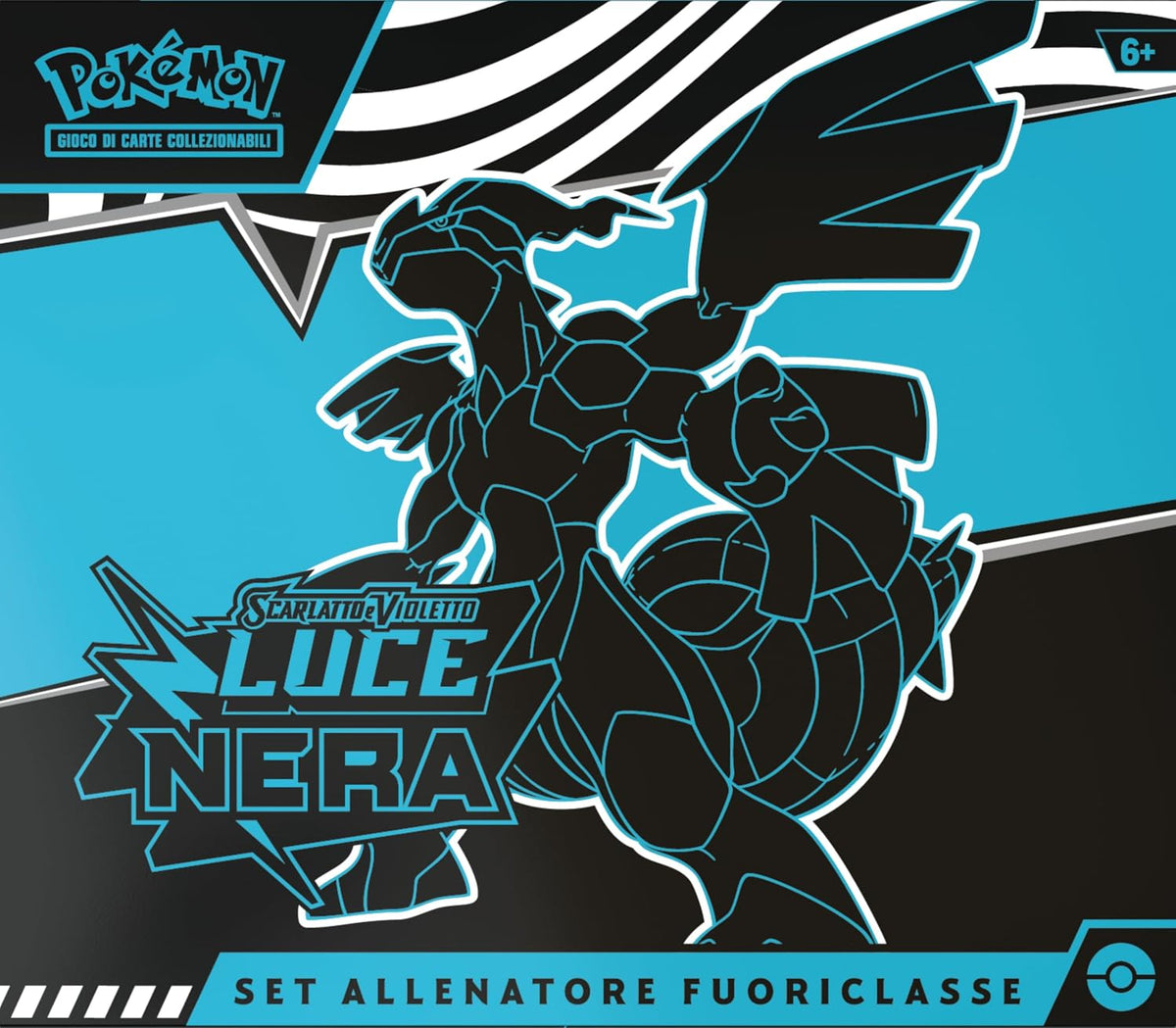 Pokémon Set Allenatore Fuoriclasse Elite Trainer Box Luce Nera Italiano New