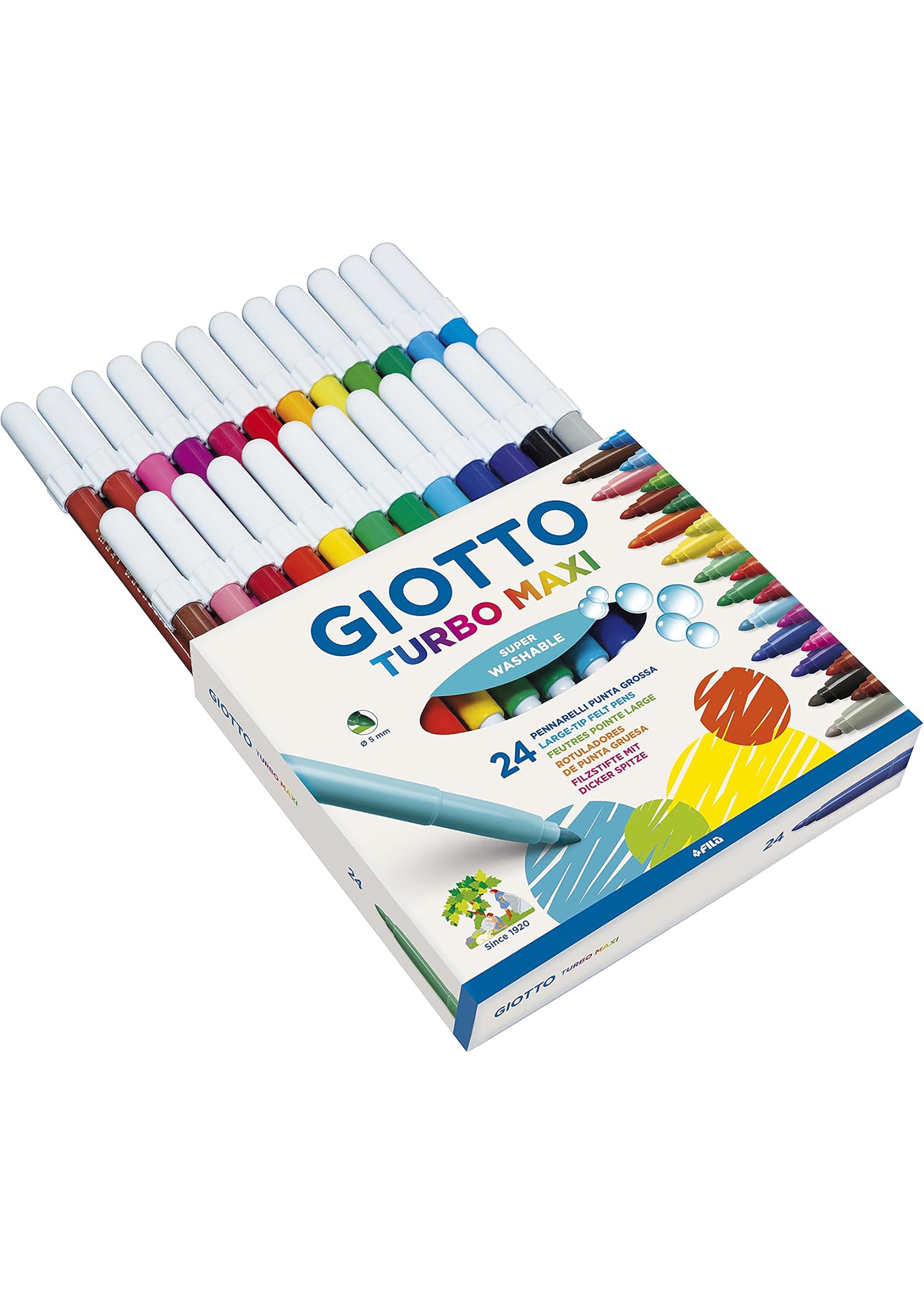 Pastello turbo maxi scattola 24 colori