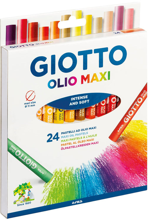 Pastello giotto scattola 24 colori