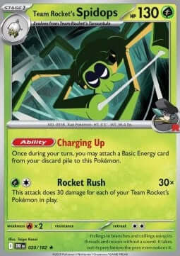 020-182 Spidops del Team Rocket (IT) - NEAR MINT