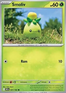 021-182 Smoliv Comune IT NEAR MINT