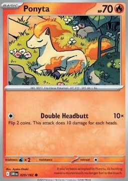 029-182 Ponyta Reverse (IT) - NEAR MINT