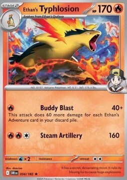 034-182 Typhlosion di Armonio IT - NEAR MINT