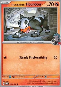 037-182 Houndour del Team Rocket (IT) - NEAR MINT