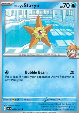 046-182 Staryu di Misty (IT) - NEAR MINT