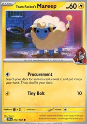 072-182 Mareep del Team Rocket (IT) - NEAR MINT