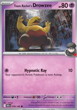 079-182 Drowzee del Team Rocket (IT) - NEAR MINT