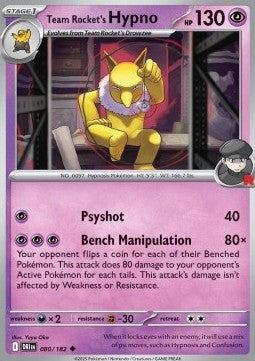 080-182 Hypno del Team Rocket (IT) - NEAR MINT