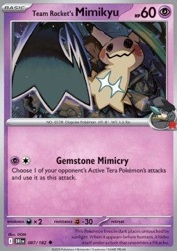 087-182 Mimikyu del Team Rocket Reverse (IT) - NEAR MINT