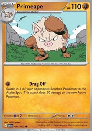 091-182 Primeape Reverse (IT) - NEAR MINT