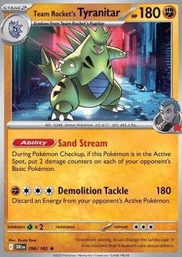 096-182 Tyranitar del Team Rocket (IT) - NEAR MINT