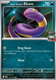 112-182 Ekans del Team Rocket Reverse 