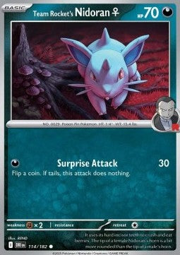 114-182 Nidoran del Team Rocket 