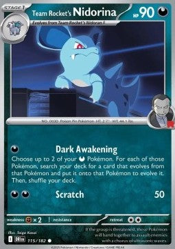 115-182 Nidorina del Team Rocket 