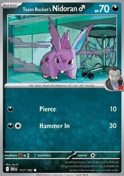 117-182 Nidoran del Team Rocket