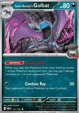 121-182 Golbat del Team Rocket