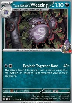 126-182 Weezing del Team Rocket (IT) - NEAR MINT